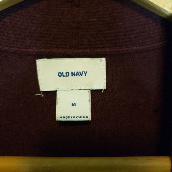 𝅺3 for $25 Old Navy Maroon Open Front Cardigan Medium - Picture 2 of 6